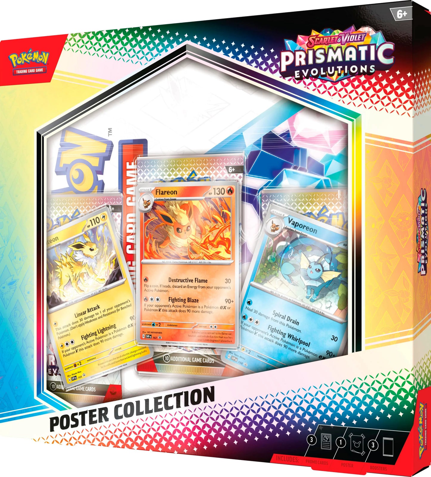 Pokémon (PKM) - Karmesin und Purpur 8.5 - Prismatische Entwicklungen / Prismatic Evolutions - Poster Kollektion - DE