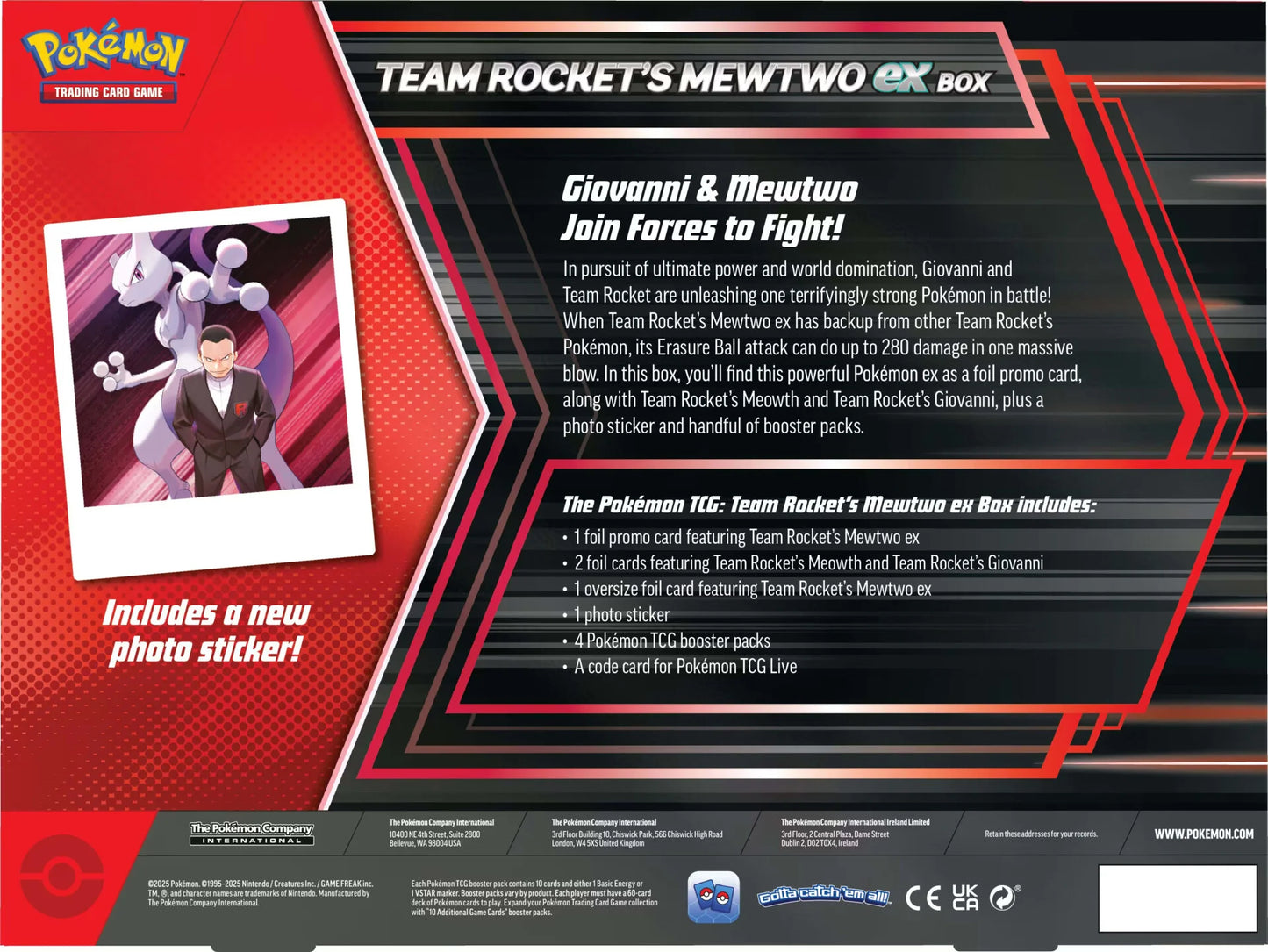Pokémon (PKM) - Ewige Rivalen - Team Rockets Mewtu-ex Kollektion / Box - DE
