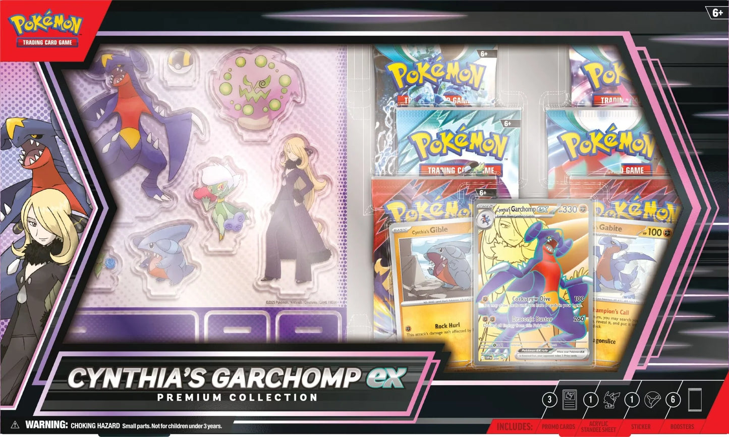 Pokémon (PKM) - Ewige Rivalen - Cynthias Knakrack-ex Premium Kollektion / Box - DE