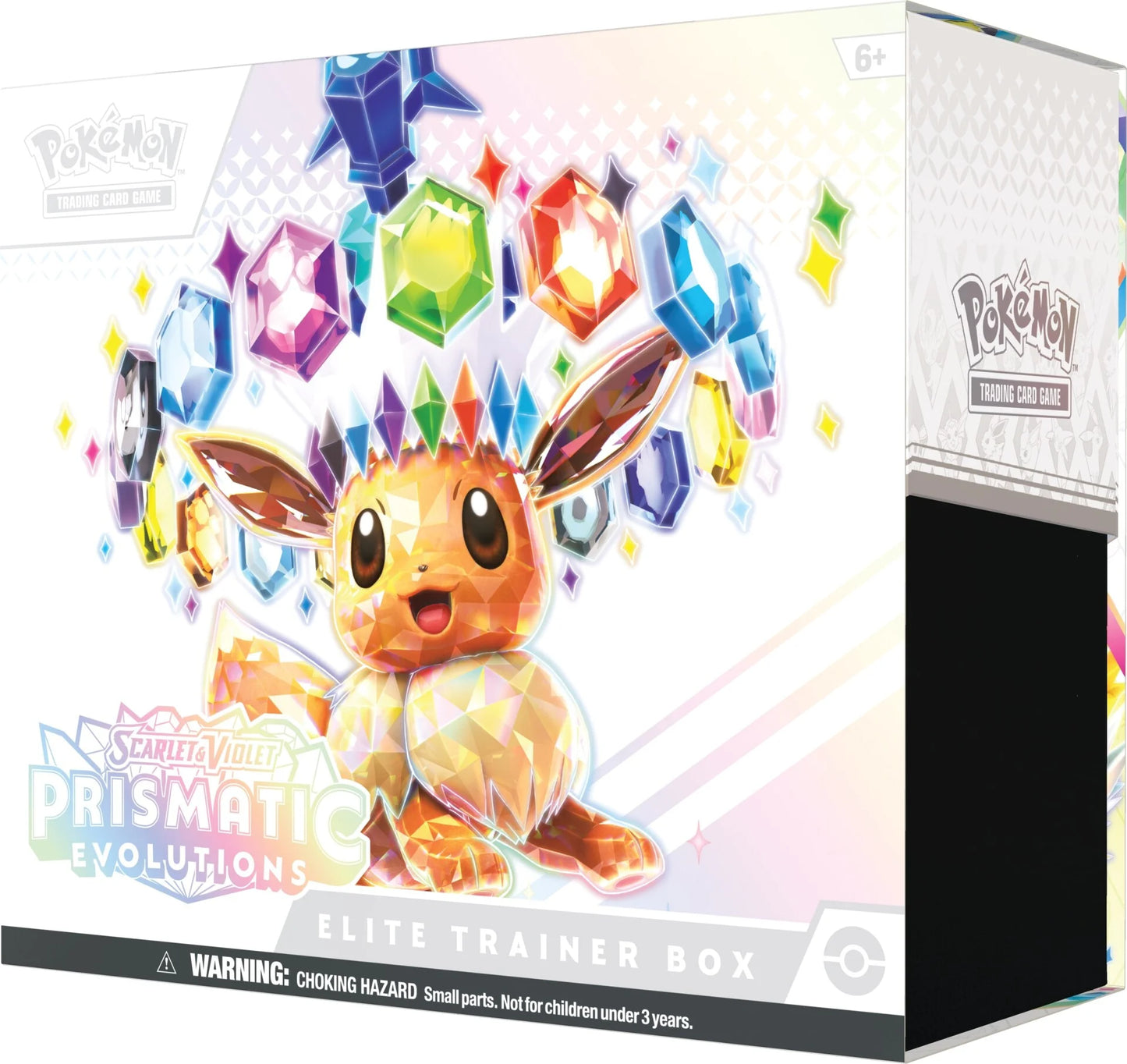 Pokémon (PKM) - Karmesin und Purpur 8.5 - Prismatische Entwicklungen / Prismatic Evolutions - Top Trainer Box - DE