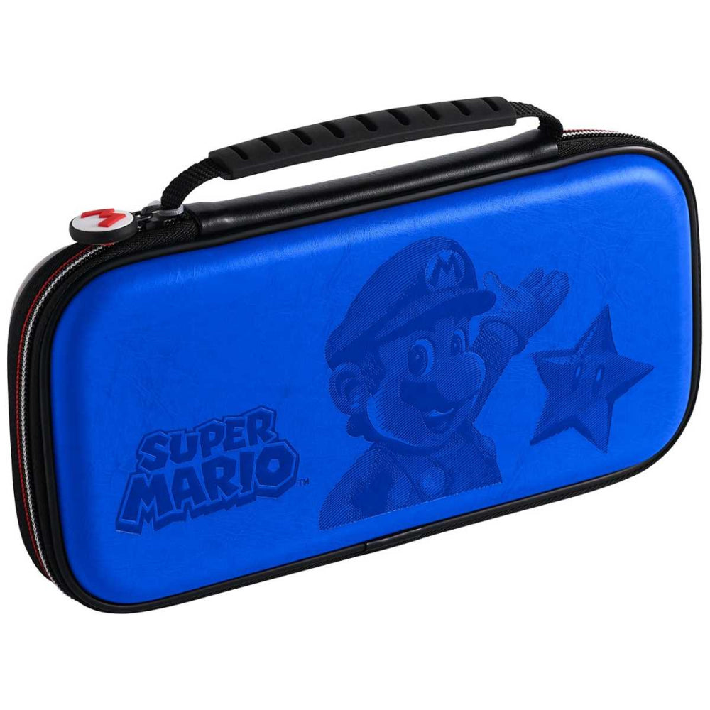 Switch Travel Case NNS46G blue (S Mario) officially licensed (blue)
