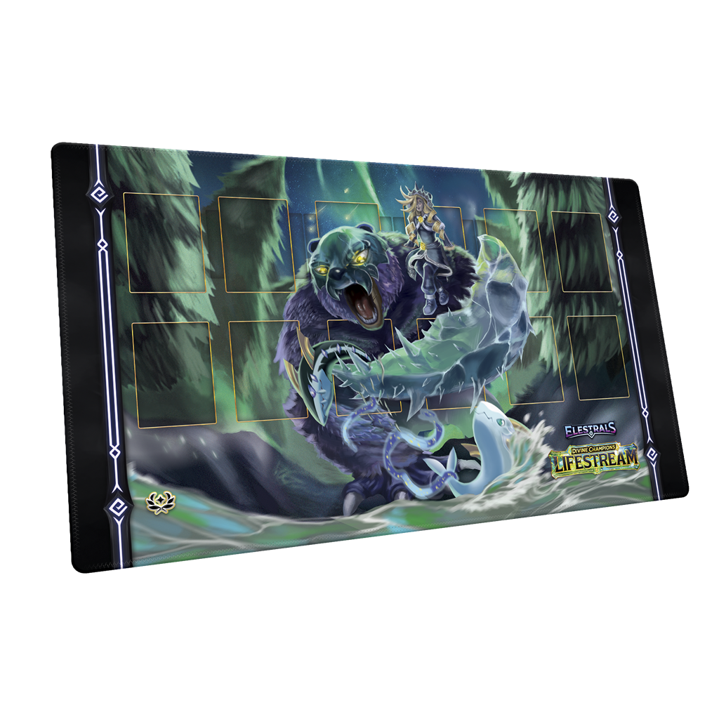 Elestrals - Lifestream Glaciursa Champion of Khione Playmat