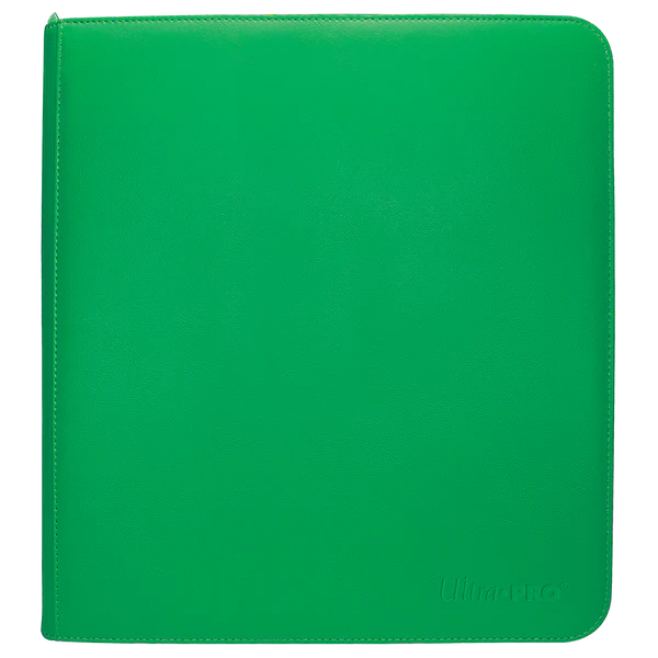 Ultra Pro (UP) - Vivid 12-Pocket Zippered PRO-Binder - Green