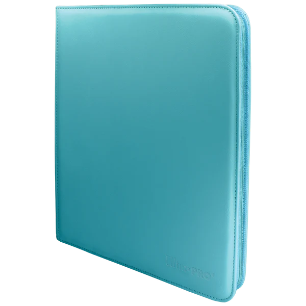 Ultra Pro (UP) - Vivid 12-Pocket Zippered PRO-Binder - Light Blue