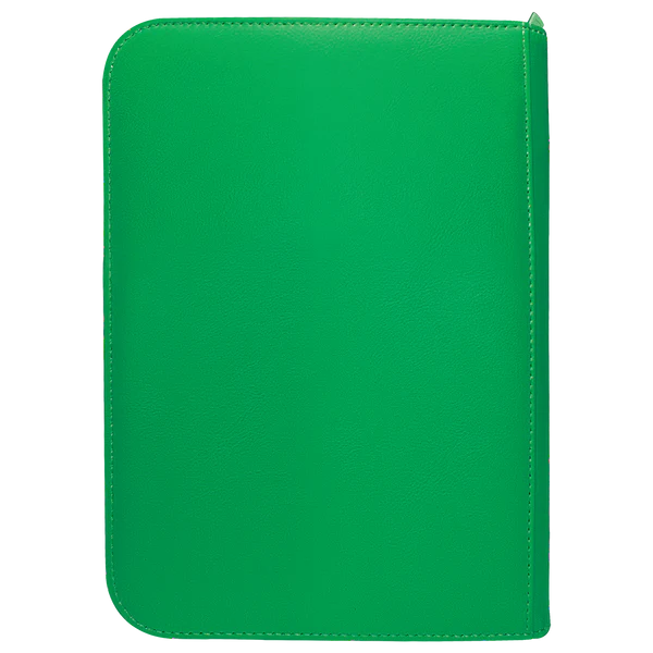 Ultra Pro (UP) - Vivid 4-Pocket Zippered PRO-Binder: Green