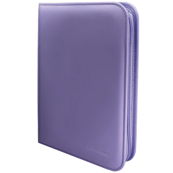 Ultra Pro (UP) - Vivid 4-Pocket Zippered PRO-Binder: Purple