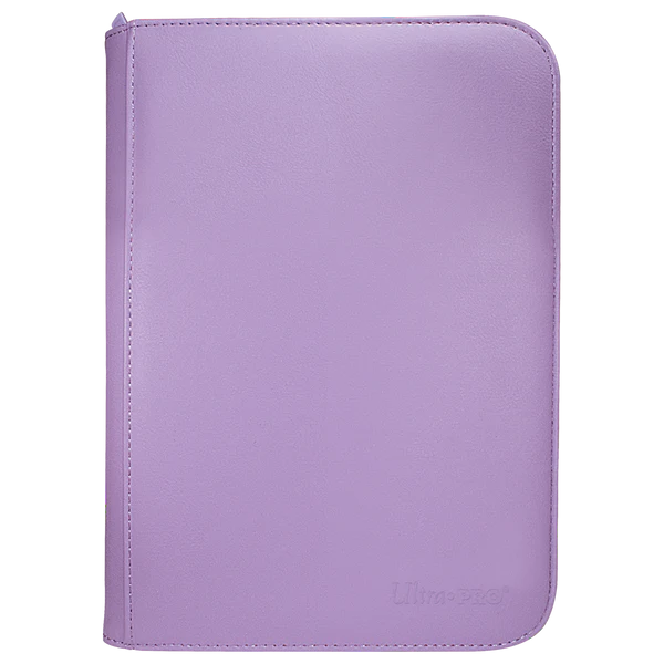 Ultra Pro (UP) - Vivid 4-Pocket Zippered PRO-Binder: Purple