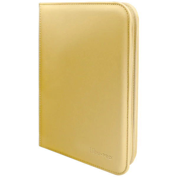 Ultra Pro (UP) - Vivid 4-Pocket Zippered PRO-Binder: Yellow