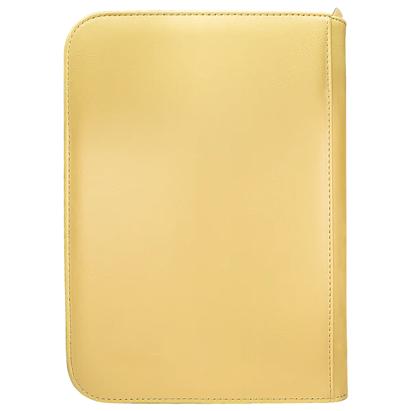 Ultra Pro (UP) - Vivid 4-Pocket Zippered PRO-Binder: Yellow