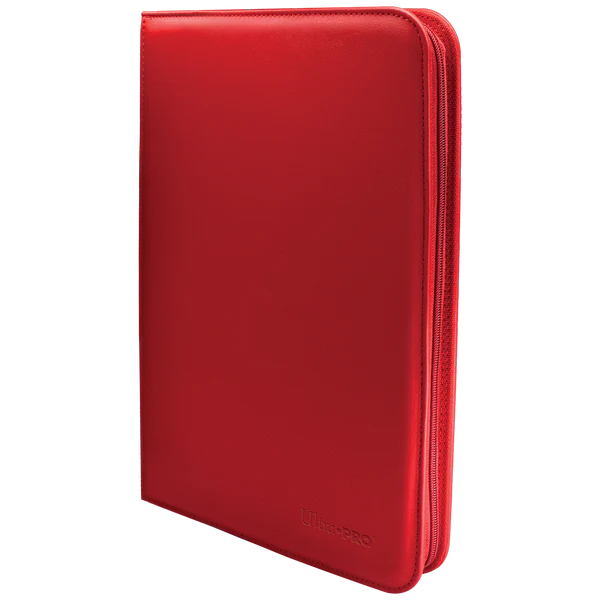 Ultra Pro (UP) - Vivid 9-Pocket Zippered PRO-Binder: Red