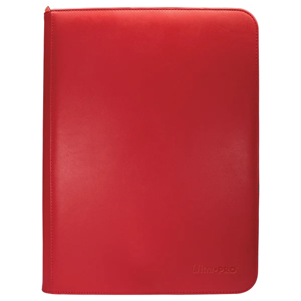 Ultra Pro (UP) - Vivid 9-Pocket Zippered PRO-Binder: Red