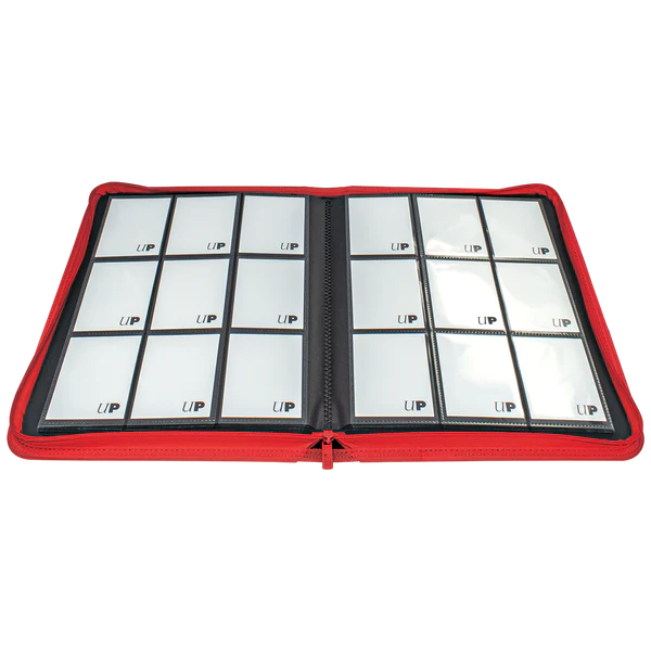 Ultra Pro (UP) - Vivid 9-Pocket Zippered PRO-Binder: Red