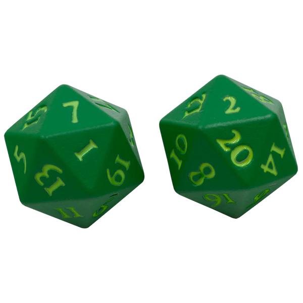 Ultra Pro (UP) - Vivid Heavy Metal Dice - Green