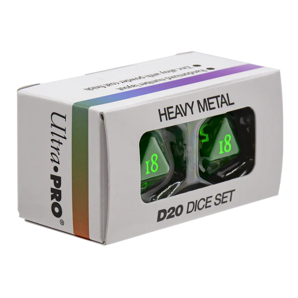 Ultra Pro (UP) - Vivid Heavy Metal Dice - Green