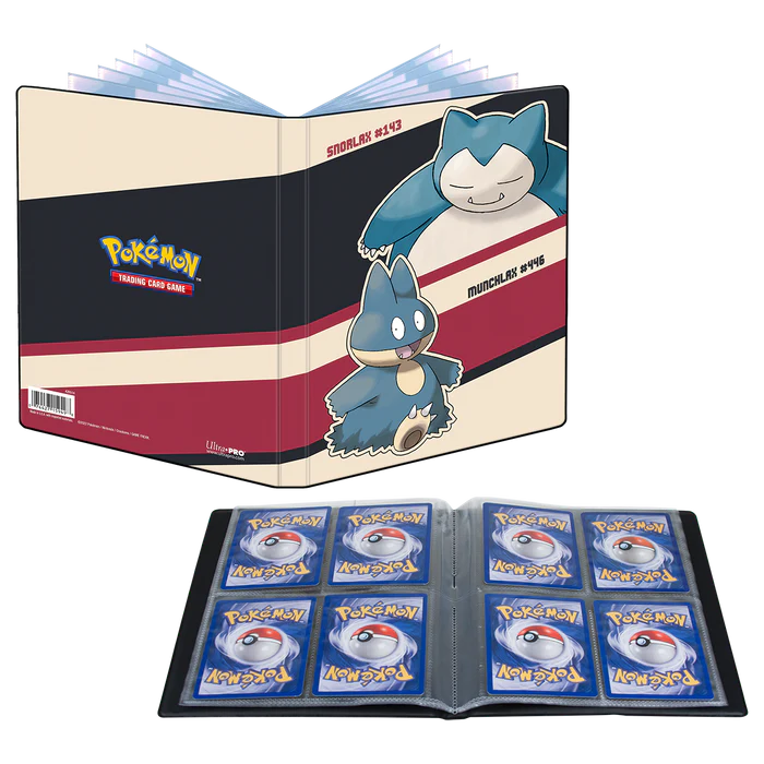 Pokémon (PKM) - Snorlax and Munchlax / Relaxo und Mampfaxo 4-Pocket Portfolio