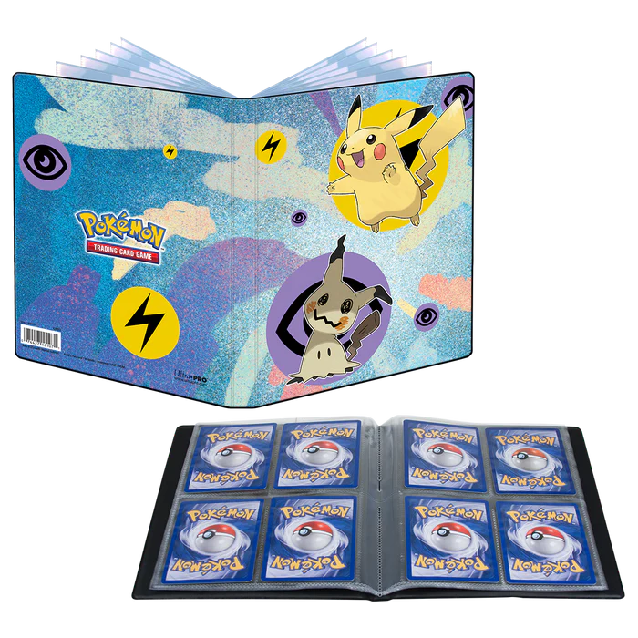 Ultra Pro (UP) - Pikachu & Mimigma 4-Pocket Portfolio für Pokémon (PKM)