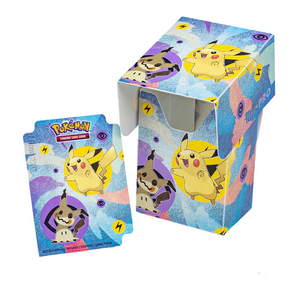 Ultra Pro (UP) - Pikachu & Mimigma / Mimikyu Full-View Deck Box für Pokémon (PKM)