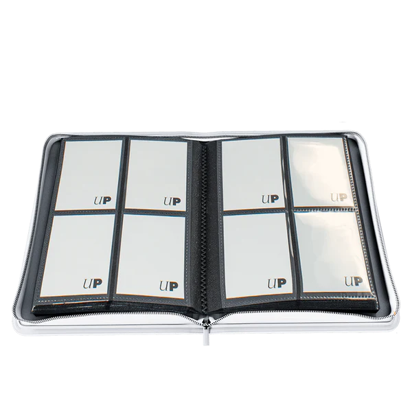 Ultra Pro (UP) - Vivid 4-Pocket Zippered PRO-Binder: Black