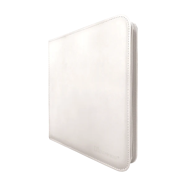 Ultra Pro (UP) - Vivid 12-Pocket Zippered PRO-Binder: White