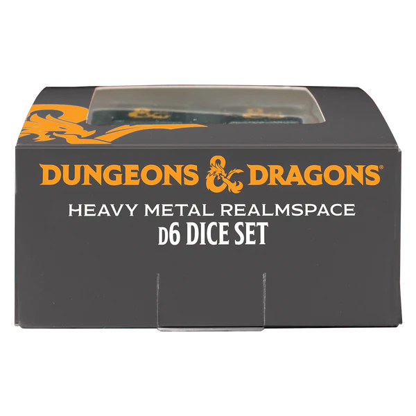 Ultra Pro (UP) - Heavy Metal Spelljammer Realmspace D6 Dice Set (4 Stück) für Dungeons & Dragons