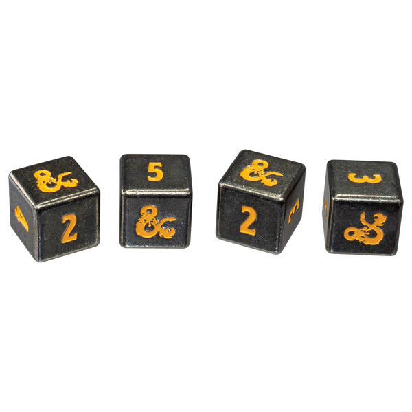 Ultra Pro (UP) - Heavy Metal Spelljammer Realmspace D6 Dice Set (4 Stück) für Dungeons & Dragons