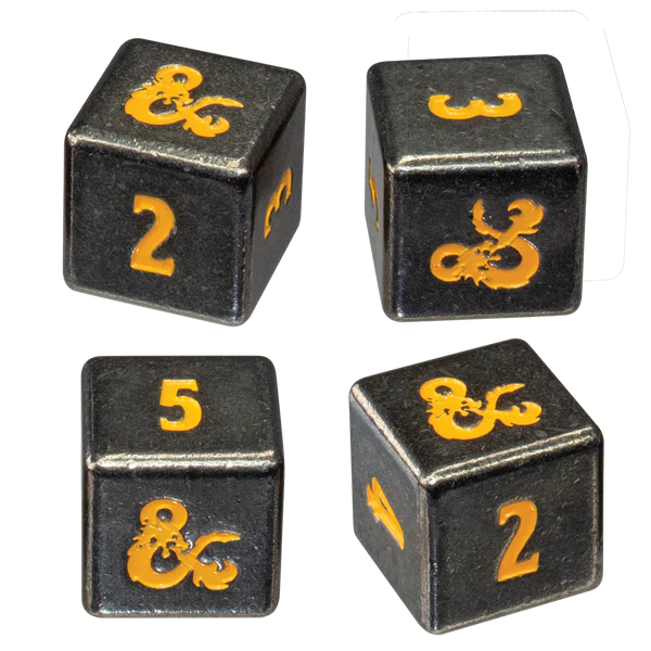 Ultra Pro (UP) - Heavy Metal Spelljammer Realmspace D6 Dice Set (4 Stück) für Dungeons & Dragons