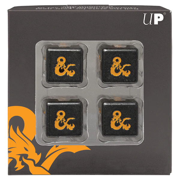 Ultra Pro (UP) - Heavy Metal Spelljammer Realmspace D6 Dice Set (4 Stück) für Dungeons & Dragons