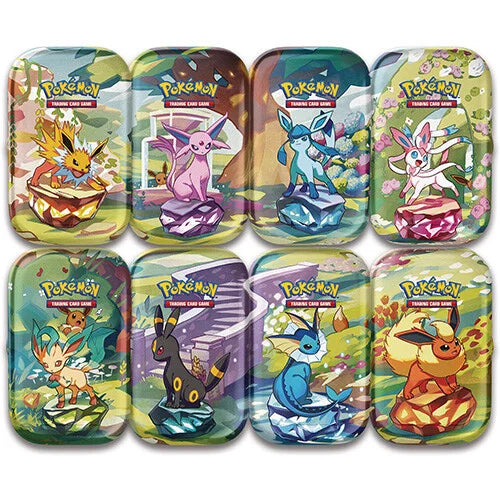 Pokémon (PKM) - Karmesin und Purpur 8.5 - Prismatische Entwicklungen / Prismatic Evolutions - Mini Tin - DE