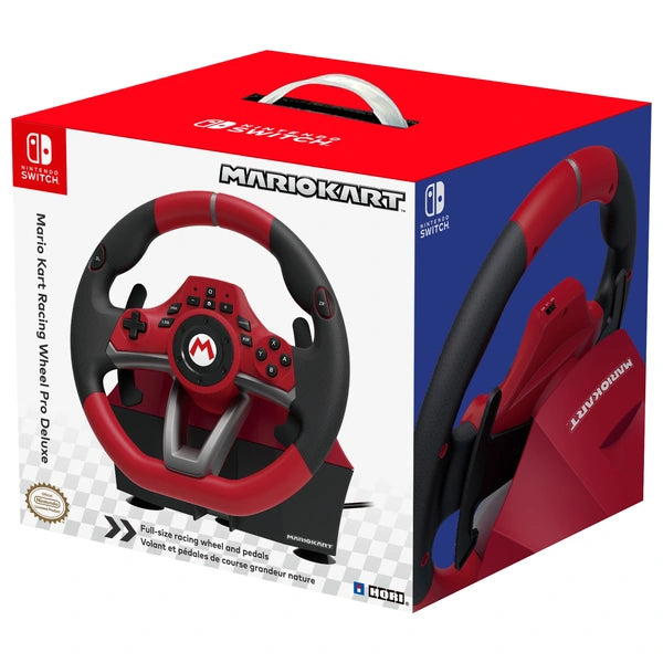 HORI - Nintendo Switch - Lenkrad / Mario Kart Racing Wheel Pro Deluxe - Mehrfarbig