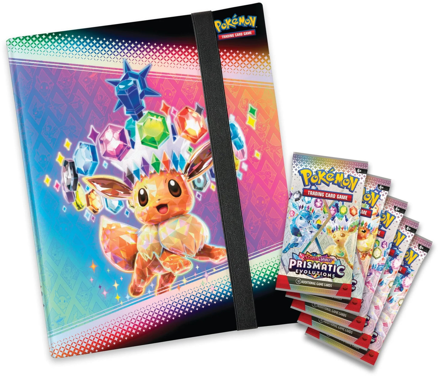 Pokémon (PKM) - Karmesin und Purpur 8.5 - Prismatische Entwicklungen / Prismatic Evolutions - Ordner / Binder Kollektion - DE