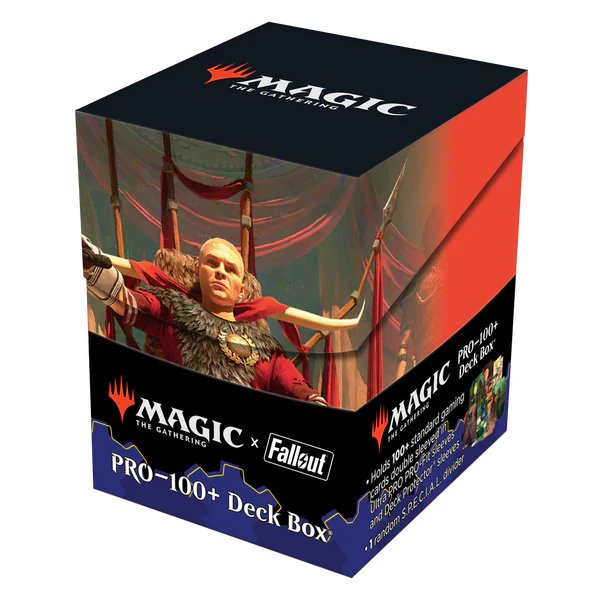 Ultra Pro (UP) - Fallout® Caesar, Legion’s Emperor 100+ Deck Box® für Magic: The Gathering