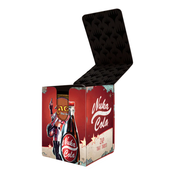 Ultra Pro (UP) - Fallout® Nuka-Cola Pinup Alcove Flip Deck Box für Magic: The Gathering