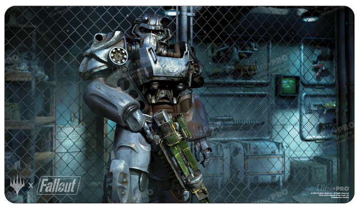 Ultra Pro (UP) - Fallout® Puresteel Paladin Standard Gaming Playmat / Spielmatte für Magic: The Gathering