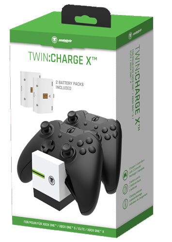 XB-One Ladestation TWIN:Charge X whiteinkl. 2 Akkus 700mAh