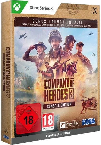 Company of Heroes 3 XBSX Launch Ed. MetalCase erfordert Internet