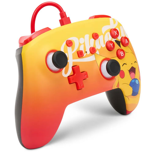 Switch Controller Enhanced wired Pikachu oranberry PowerA