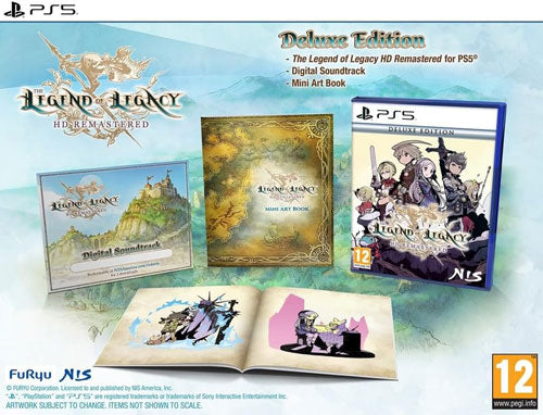 Legend of Legacy Remastered D.E. PS-5 UK multi Deluxe Edition
