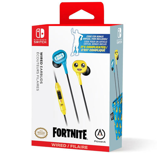 Switch Kopfhörer Earbuds wired Fortnite Peely PowerA