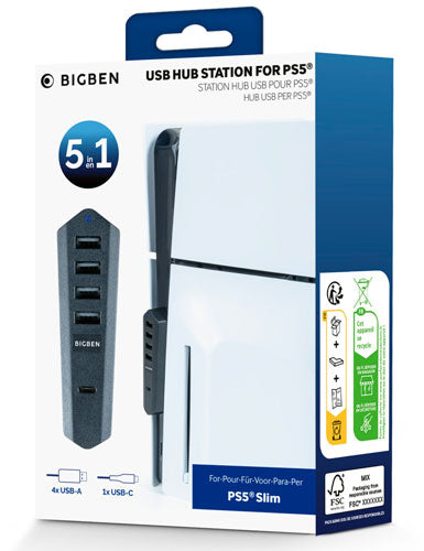 PS5 USB-Hub black PS5 Slim BigBen