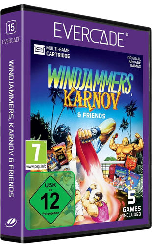 Evercade Windjammers, Karnov & Friends