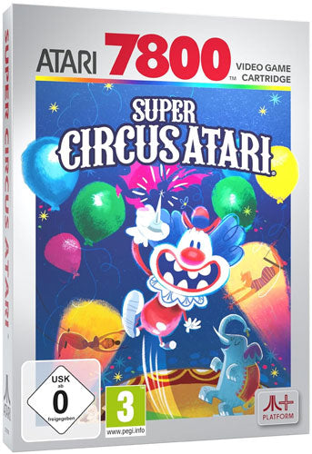 Atari Super Circus (Atari 2600+/7800+/7800) Cartridge (INT)
