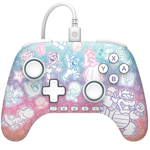 NSW2 Controller Advantage wired Mushroom Kingdom PowerA