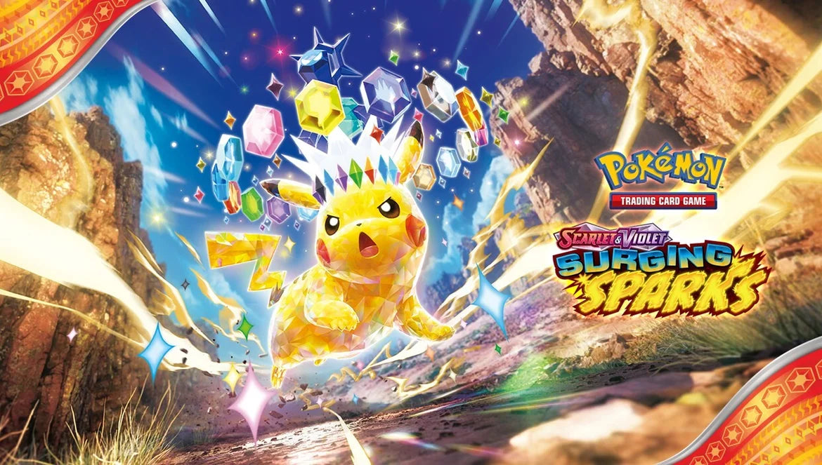 Pokémon (PKM) - Karmesin & Purpur 8 - Stürmische Funken - Elite | Top Trainer Box - DE