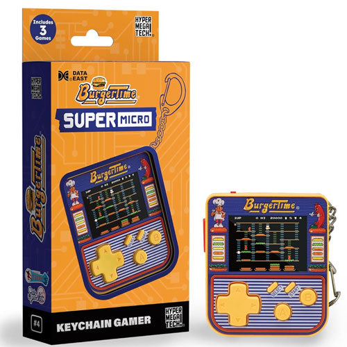 Super Micro BurgerTime Keychain Gamer