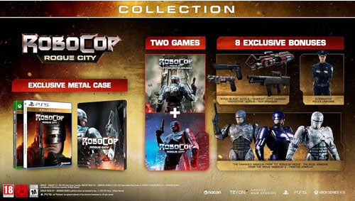 RoboCop: Rogue City 1+2 Collection PS-5 Metalcase LIMITIERT
