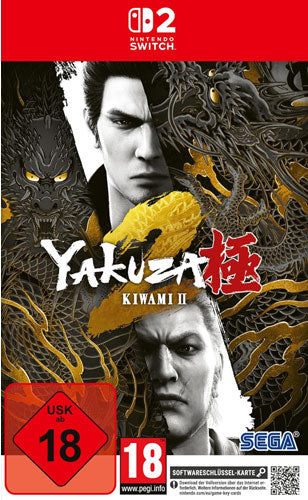 Yakuza Kiwami 2 NSW2 (SSK) Software-Schlüssel-Karte
