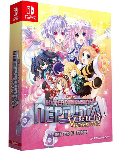Hyperdimension Neptunia ReBirth 3 SWITCH ASIA V Generation Limited Edition - Compatible with SWITCH...