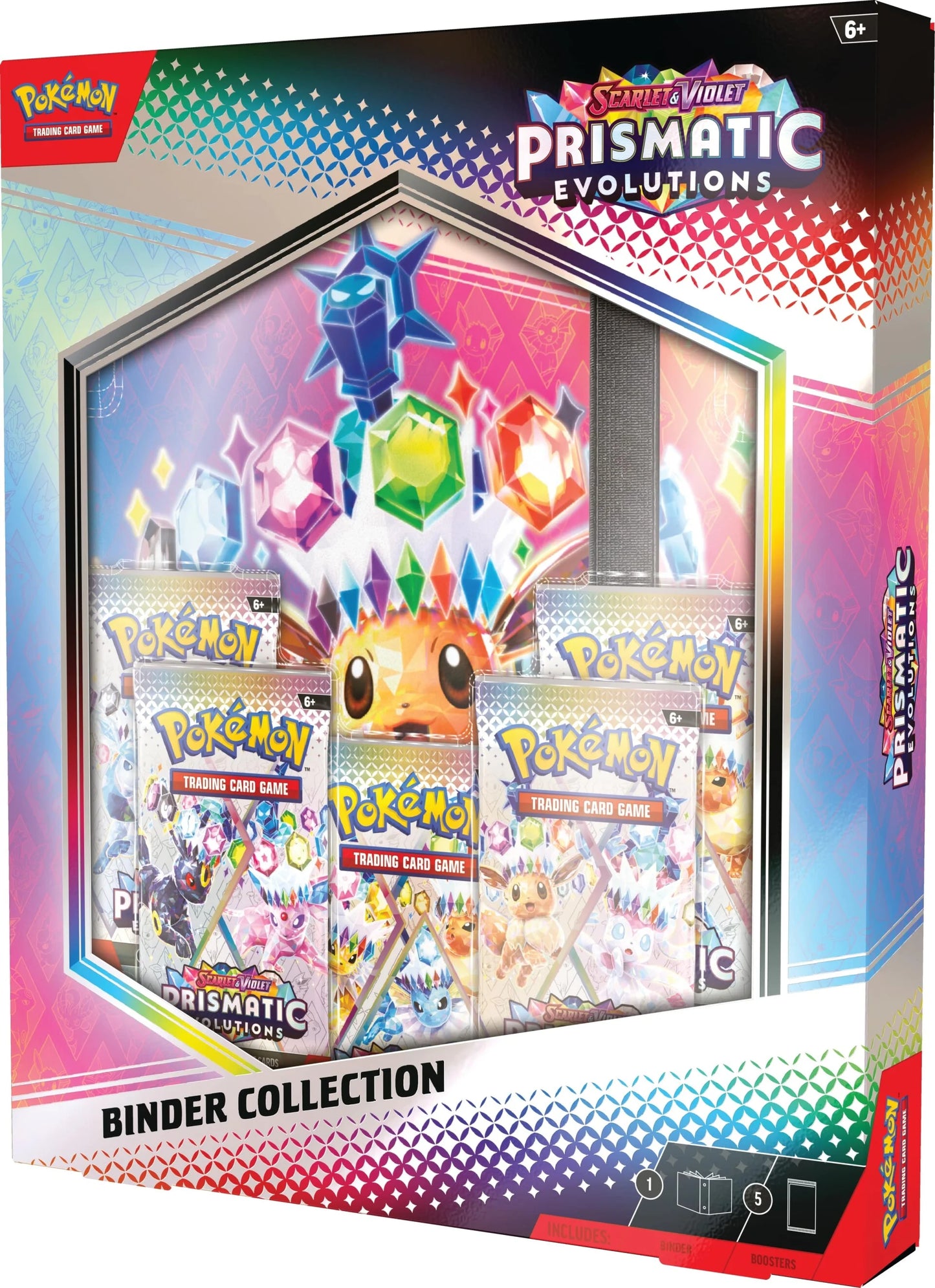 Pokémon (PKM) - Karmesin und Purpur 8.5 - Prismatische Entwicklungen / Prismatic Evolutions - Ordner / Binder Kollektion - DE