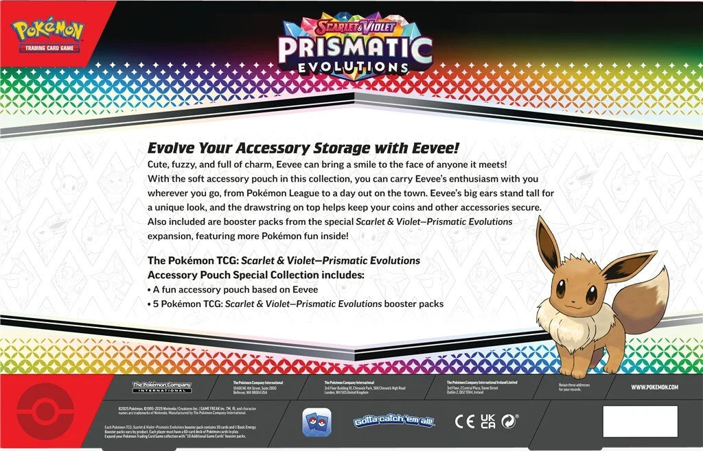Pokémon (PKM) - Karmesin und Purpur 8.5 - Prismatische Entwicklungen / Prismatic Evolutions - Zubehör-Beutel Spezial-Kollektion / Accessory Pouch Special Collection - DE