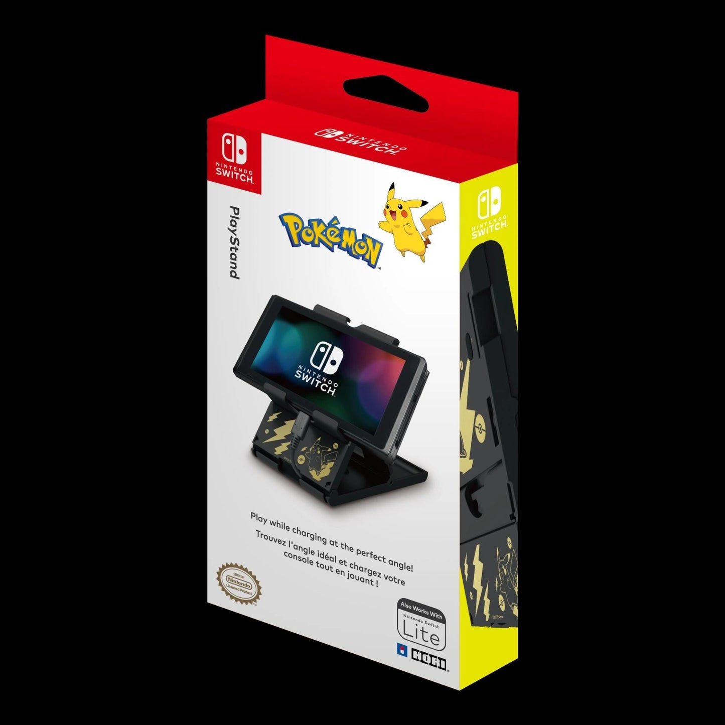 HORI - Nintendo Switch - Play Stand - Pikachu black/gold